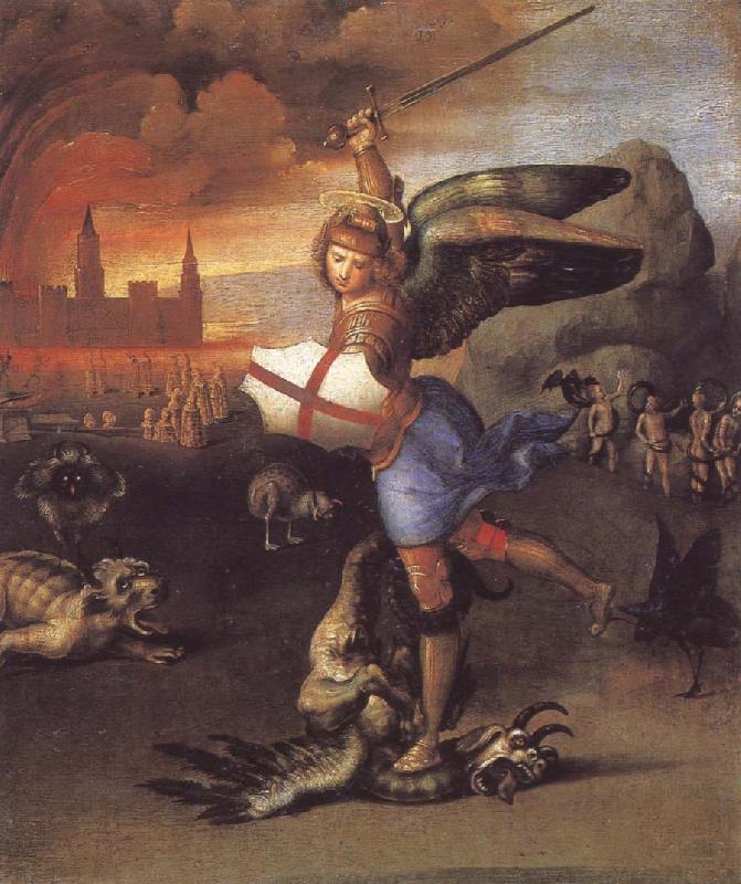 RAFFAELLO Sanzio Dragon and Iimi France oil painting art